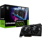 Carte graphique MSI GeForce RTX 5060 8 Go GAMING OC – GPU NVIDIA avec GDDR7, HDMI 2.1b & 3× DisplayPort 2.1b