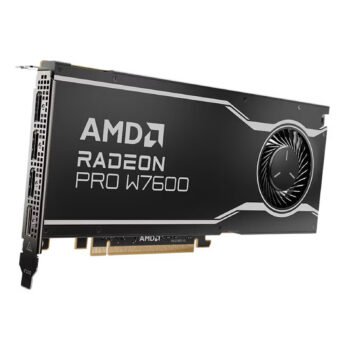 Carte graphique professionnelle AMD Radeon Pro W7600 – 8 Go GDDR6, 4× DisplayPort, PCI‑Express 4.0