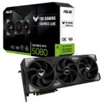 Carte graphique NVIDIA GeForce RTX 5080 TUF Gaming – 16 Go GDDR7, PCI-E 5.0, HDMI + DisplayPort