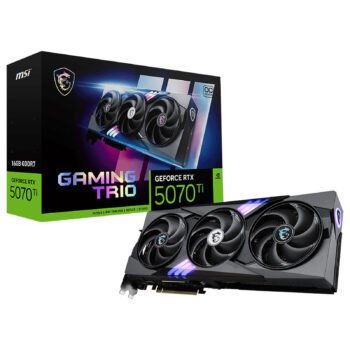 Carte graphique MSI GeForce RTX 5070 Ti Gaming Trio OC – 16 Go GDDR7, HDMI & DisplayPort